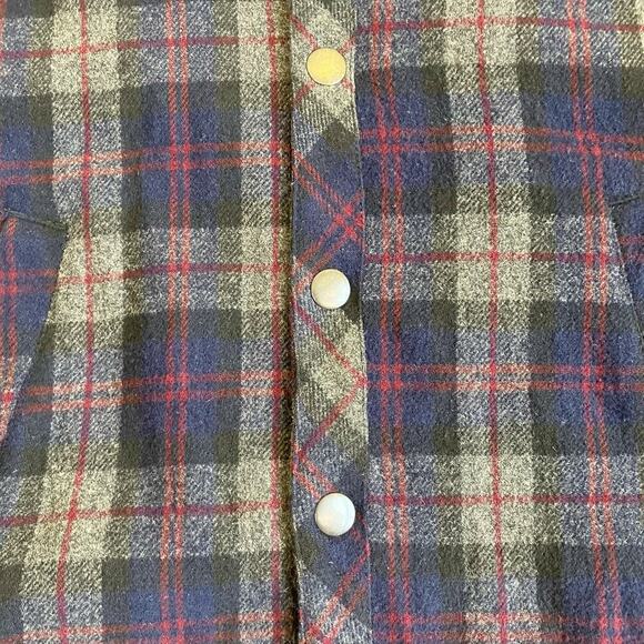 Gentleman Farmer Mens Sz L Wool Blend Plaid Shacket Jacket Preppy Classic Fall - Picture 8 of 16
